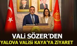 Vali Sözer’den Yalova Valisi Kaya'ya Ziyaret