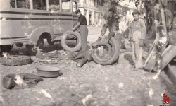 75 yıl önce Tevfik Bey Caddesi’nde Otobüs Bakımı