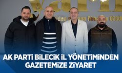 AK PARTİ BİLECİK İL YÖNETİMİNDEN GAZETEMİZE ZİYARET