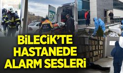 BİLECİK'TE HASTANEDE ALARM SESLERİ