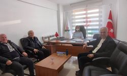 Başkan Tekin'e geçmiş olsun ziyareti