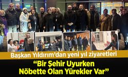 Başkan Yıldırım'dan yeni yıl ziyaretleri