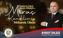 Başkan Aykut Dilsiz Miraç Kandili Mesajı