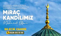 Bilecik Zahire Miraç Kandili Mesajı