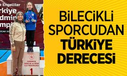 Bilecikli Sporcudan Türkiye Derecesi
