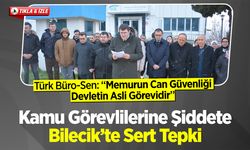 Kamu Görevlilerine Şiddete Bilecik'te Sert Tepki