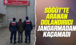 Söğüt’te Aranan Dolandırıcı Jandarmadan Kaçamadı