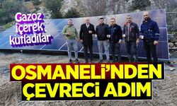 Gazoz içerek kutladılar: Osmaneli’nden Çevreci Adım