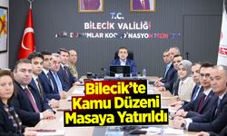 Bilecik’te Kamu Düzeni Masaya Yatırıldı