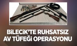 Bilecik’te Ruhsatsız Av Tüfeği Operasyonu