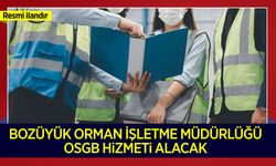 BOZÜYÜK OİM 2026 YILI İŞ GÜVENLİĞİ UZMANI VE İŞ YERİ HEKİMİ HİZMETLERİNİN OSGB'DEN HİZMET ALIMI İŞİ