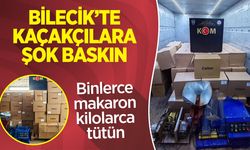 Bilecik’te Kaçakçılara Şok Baskın