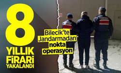 Jandarmadan nokta operasyon: 8 Yıllık Firari Yakalandı