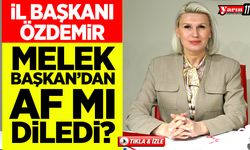 İl Başkanı Özdemir, Melek Başkan'dan af mı diledi?