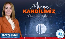 Başkan Tekin Miraç Kandili Mesajı