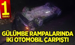 Bilecik'te iki otomobil çarpıştı: 1 yaralı