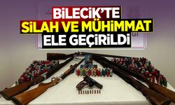 Bilecik’te Silah ve Mühimmat Ele Geçirildi