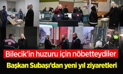 Bilecik’in Huzuru İçin Nöbetteydiler