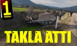 Bilecik'te Araç takla attı: 1 yaralı