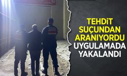 Tehdit suçundan aranıyordu, uygulamada yakalandı