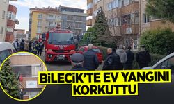 BİLECİK’TE EV YANGINI KORKUTTU