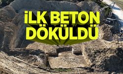5 Bin Tonluk İçme Suyu Deposu İçin İlk Beton Döküldü