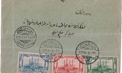 “Bursa Lefkesi” Damgalı 1913 Tarihli Zarf