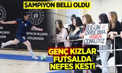 Genç Kızlar Futsalda Nefes Kesti