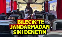 Bilecik'te jandarmadan sıkı denetim