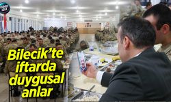 Bilecik'te iftarda duygusal anlar