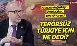 Milletvekili Eldemir Terörsüz Türkiye için ne dedi?