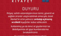 Güzel Market’te Giysi Bağışlarında Yeni Düzenleme