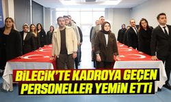 BİLECİK’TE SÖZLEŞMELİ PERSONELLER KADROYA GEÇTİ