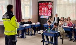 MİNİKLERE TRAFİK BİLİNCİ AŞILANDI