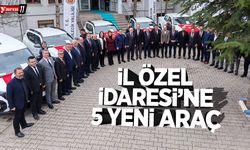 Bilecik İl Özel İdaresi'ne 5 yeni araç