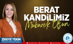 Pazaryeri Belediye Başkanı Zekiye Tekin’den Berat Kandili Mesajı