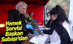İftar Çadırında Yemek Servisi Başkan Subaşı'dan