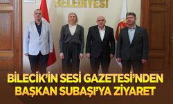 Bilecik'in Sesi Gazetesi'nden Başkan Subaşı'ya ziyaret