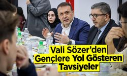 Vali Sözer’den Gençlere Yol Gösteren Tavsiyeler