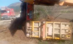 Tırın dorsesinde yangın çıktı