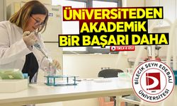 Üniversiteden bir akademik başarı daha