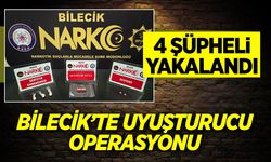 Bilecik'te uyuşturucu operasyonu: 4 şüpheli yakalandı