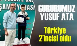 Gururumuz Yusuf Ata Türkiye 2'incisi oldu