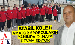 ATABİL KOLEJİ AMATÖR SPORCULARIN YANINDA OLMAYA DEVAM EDİYOR