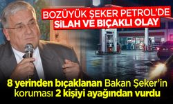 Bozüyük Şeker Petrol'de silah ve bıçaklı olay