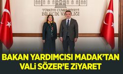 Bakan Yardımcısı Madak’tan Vali Sözer’e Ziyaret