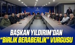 Başkan Yıldırım'dan ''Birlik beraberlik'' Vurgusu