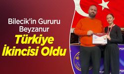 Bilecik’in Gururu Beyzanur Öztürk Türkiye İkincisi Oldu