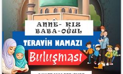 Bilecik’te “Anne-Kız, Baba-Oğul” Teravih Buluşması