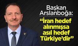 Başkan Arslanboğa: “İran hedef alınmışsa asıl hedef Türkiye’dir”